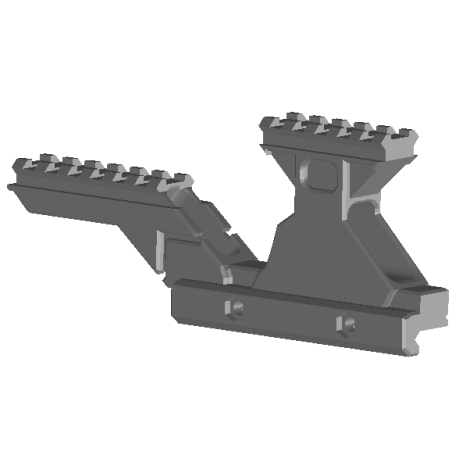 GS2.0 3D Réhausse de Rail GG Hydra Kit Eotech Black