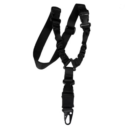 ACM Sangle 1 Point Bungee Double Détachement Rapide Black