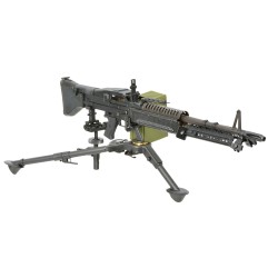 BattleAxe Tripod Replica M60/M122 Machine Gun Steel Black