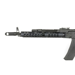 5KU Handguard Long AK Tubular Alu Black AEG/GBBR