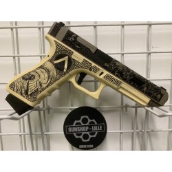 GS2.0 Custom Spartan JS Tactical G34 Polymere Beige/Marron Gaz 25BBs 1J