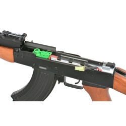 Double Bell AK Type 56 AEG Noir/Marron 150BBs 1.6J No:009