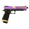 Lancer Tactical Hi-Capa 5.1 Stryk GBB Gaz Purple/Gold 28BBs 1J