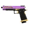 Lancer Tactical Hi-Capa 5.1 Stryk GBB Gaz Purple/Gold 28BBs 1J