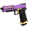 Lancer Tactical Hi-Capa 5.1 Stryk GBB Gaz Purple/Gold 28BBs 1J