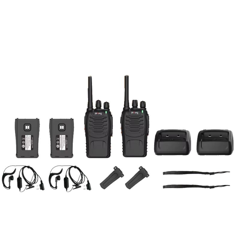 ACM Pofung Talkie Walkie PT88E 16Ch 466Mhz (2 Piéces) USB