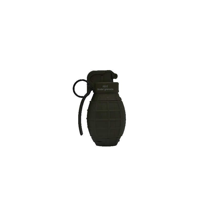 ACM Grenade Réutilisable Spring Type: 82-2 ABS Black