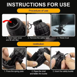 ACM Grenade Réutilisable Spring Type: MF-36 ABS OD