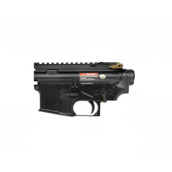 Golden Eagle Lower & Upper Receiver Complet AR/ M4 GBBR Bk/DE Métal MC6595 (Reconditionné)