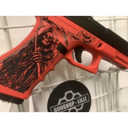 GS2.0 Custom Dead JS Tactical G17 Gen.3 Gaz Noir/Rouge 25BBs 1J