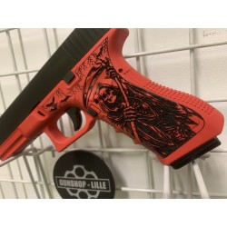 GS2.0 Custom Dead JS Tactical G17 Gen.3 Gaz Noir/Rouge 25BBs 1J