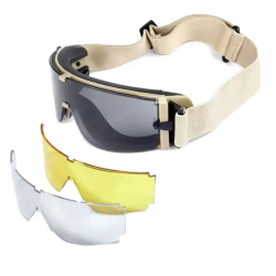 ACM Pack Tactical Masque de Protection Tan Type X800