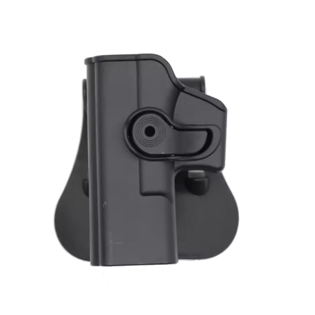 ACM Holster Rigide G17/G18/G19 Gaucher Noir Rotatif 360°