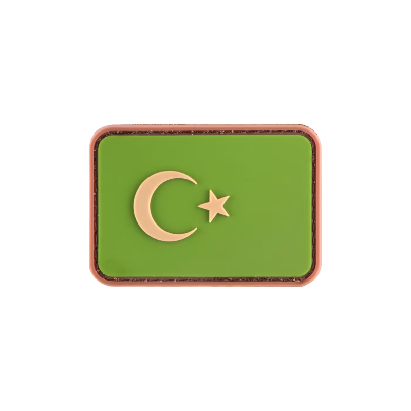 JTG Patch Turkey Flag Rubber Green