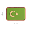 JTG Patch Turkey Flag Rubber Green