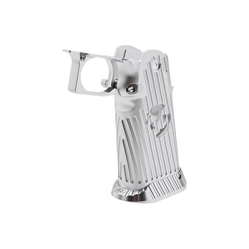 5KU Grip Marui Hi-Capa GBB Infinity CNC Aluminum Type:4 Silver