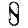 ACM S-Biner Métal Noir Mousqueton L 5x2.1cm