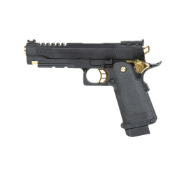 E&C Hi-Capa 5.1 Noir/Gold Match Gaz 27BBs 0.9J EC-2104