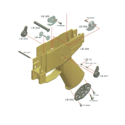 Ares GSG G14 Lower Tan ABS (Reconditionné)