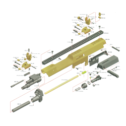 Ares GSG G14 Upper Complet Tan ABS (Reconditionné)