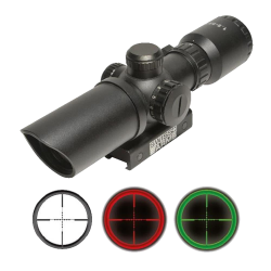 Swiss Arms Lunette 1,5-5x32 Compact Mil-Dot Réticules lumineux Rouge / Vert