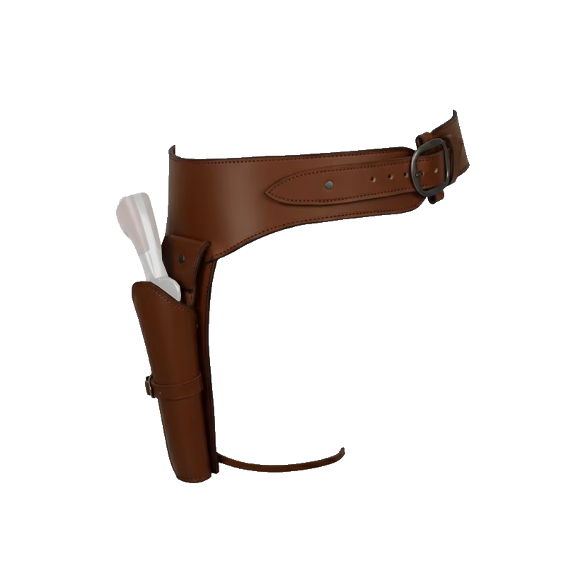 ACM Ceinture & Holster Revolver PU Marron Type:CowBoy / Cosplay