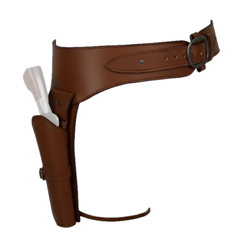 ACM Ceinture & Holster Revolver PU Marron Type:CowBoy / Cosplay