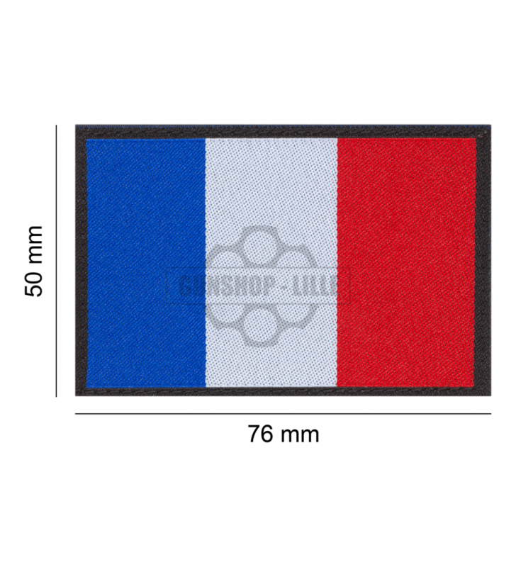 Écusson / Patch Drapeau France - 65 Mm - à Coudre Ou Thermocoller