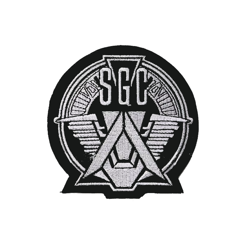 ACM Ecusson Thermocollant Stargate SG1 Promotheus Blanc/Noir 10cm