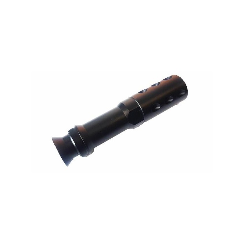 ACM Cache Flamme Métal Noir Type: M249 100mm 14mm-