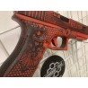 GS2.0 Custom Deadpool JS Tactical G17 Gen.3 Gaz Noir/Rouge 25BBs 1J