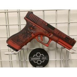 GS2.0 Custom Deadpool Vigor G17 Gen.3 Gaz Noir/Rouge 25BBs 1J