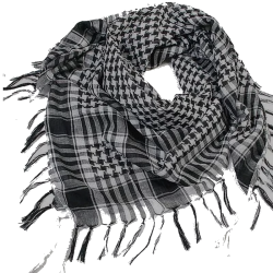ACM Shemagh Gris/Noir 95x95cm