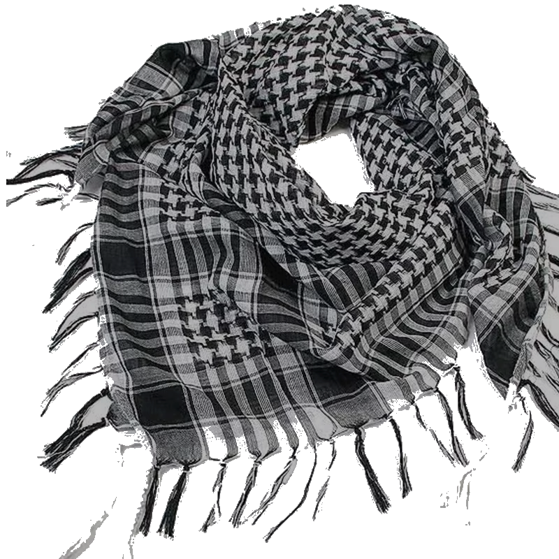 ACM Shemagh Gris/Noir 95x95cm