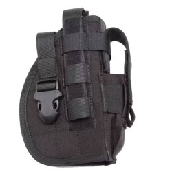 ACM Holster Nylon 600D Droitier Universel Ceinture / Molle Noir