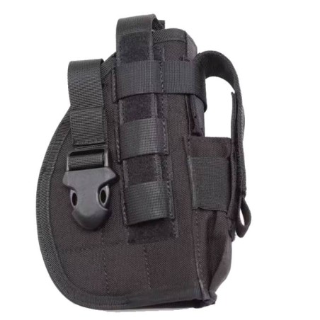 ACM Holster Nylon 600D Droitier Universel Ceinture / Molle Noir