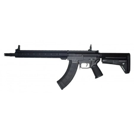 Cyma Platinum AK MK47 14.5" M-Lok Métal Bk 160BBs 1.4J