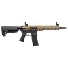 Lancer Tactical M4 LT-44 Stalker NSR M-Lok 8" Bi Ton 120BBs 1.3J + Pack Batterie