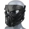 NON CONFORME ACM Masque Tactique ZL3 Skull Noir / Lens Clear ABS