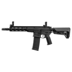 Lancer Tactical M4 LT-44 Stalker NSR M-Lok 8" Black 120BBs 1.3J + Pack Batterie