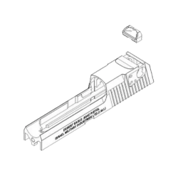 HFC Culasse Desert Eagle Vide ABS Silver GBB