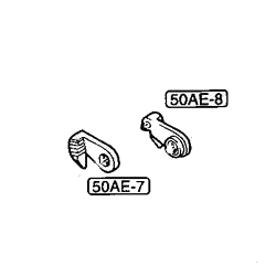 Tokyo Marui Sélecteurs L/R Desert Eagle ABS Black GBB Part: 50AE-7/8