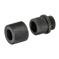 APS Adaptateur Silencieux GBB 12mm+/14mm- Black