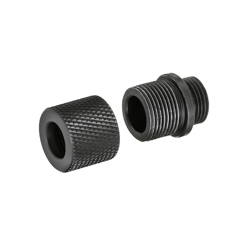 APS Adaptateur Silencieux GBB 12mm+/14mm- Black