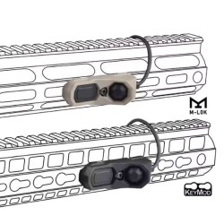 WADSN Switch Picatinny Single Port type: Axon connecteur SF Polymère Black