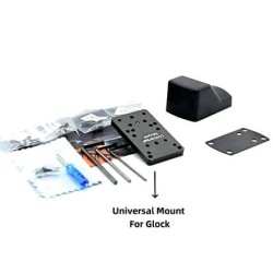 ACM RMS Red Dot Reflex Sight Sub Compact Glock/FNX-45 Rouge Rét: Rouge + Box