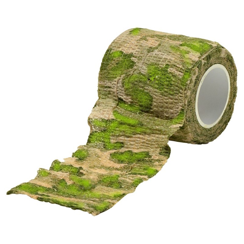 ACM Ruban Camo Jungle Vert Vif 5cm x 4.5m
