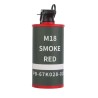 ACM Grenade Fumigène M18 Smoke Red ABS Factice