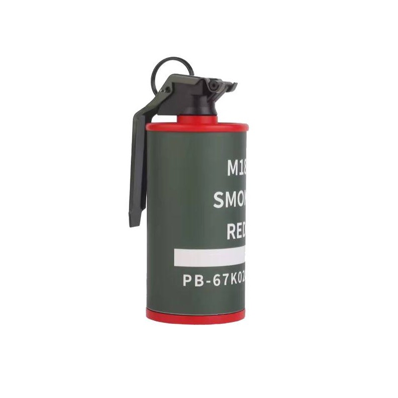 ACM Grenade Fumigène M18 Smoke Red ABS Factice
