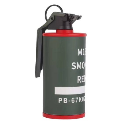 ACM Grenade Fumigène M18 Smoke Red ABS Factice